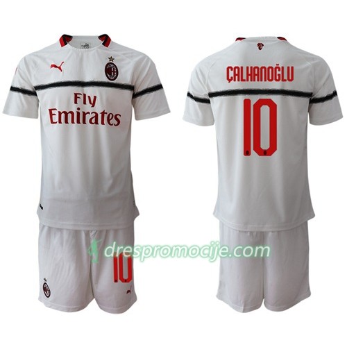 AC Milan Dres Calhanoglu 10 Dječji Gostujući 2018/19 Kratkih Rukava AC Milan Dres Calhanoglu 10 Dječji Gostujući 2018/19 Kratkih Rukava